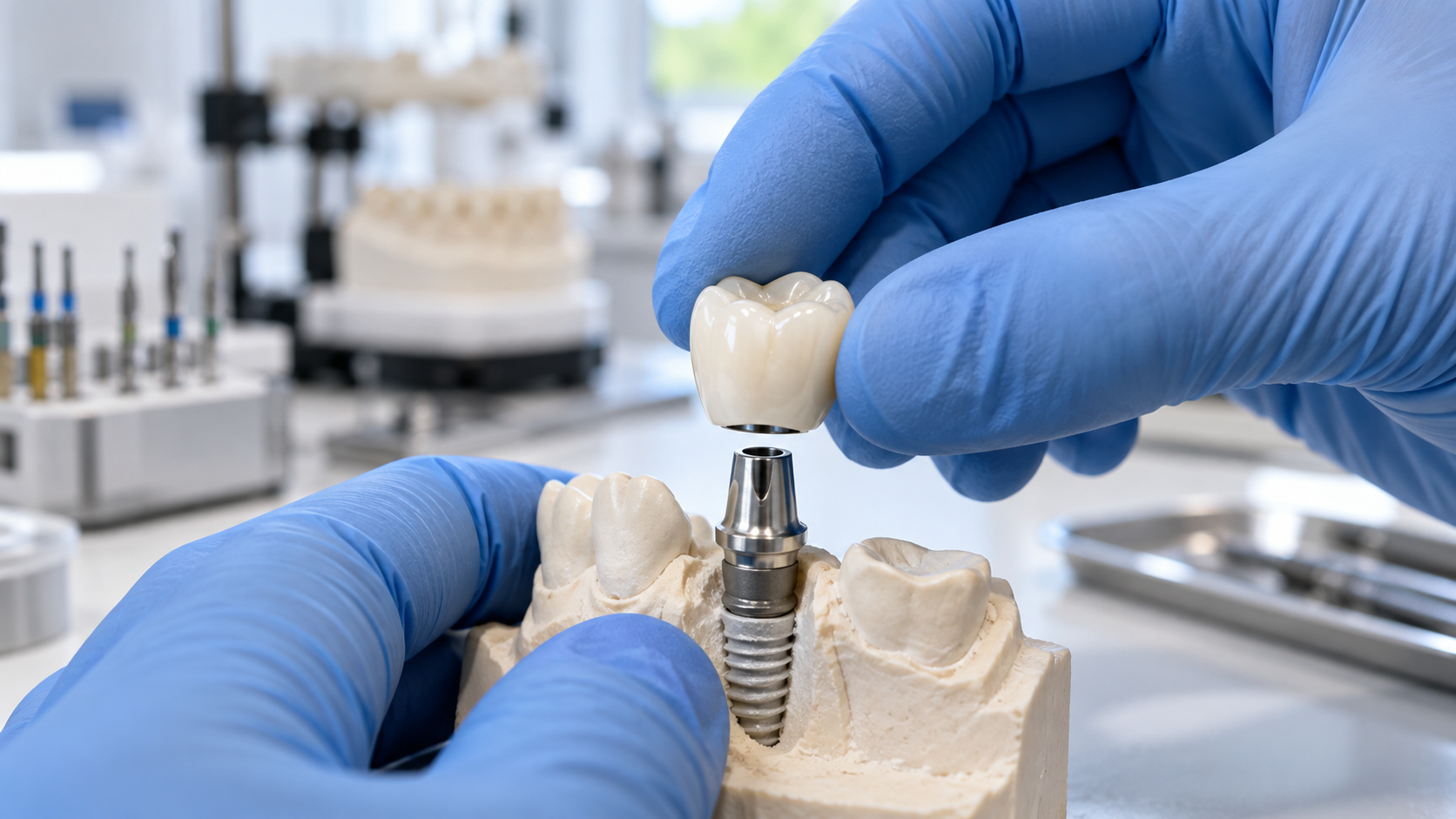 Flux de travail d’un laboratoire d’implants dentaires