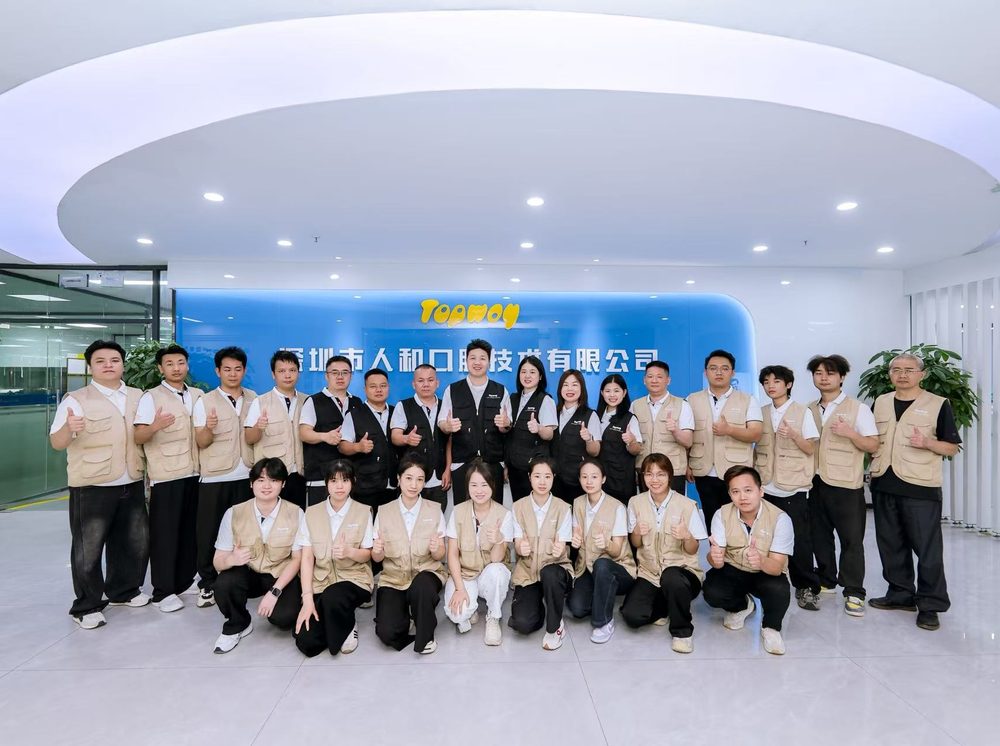 Topway Dental Lab team at the Shenzhen reception
